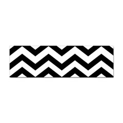 Black And White Chevron Sticker (bumper) by Ket1n9