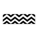 Black And White Chevron Sticker Bumper (100 pack) Front