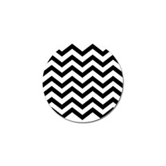 Black And White Chevron Golf Ball Marker (10 Pack) by Ket1n9