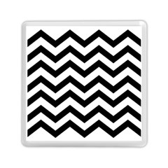 Black And White Chevron Memory Card Reader (square) by Ket1n9