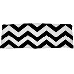 Black And White Chevron Body Pillow Case Dakimakura (Two Sides) Front