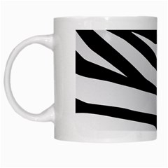 White Tiger Skin White Mug by Ket1n9