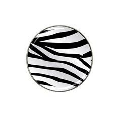 White Tiger Skin Hat Clip Ball Marker (4 Pack) by Ket1n9