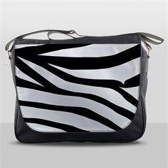 White Tiger Skin Messenger Bag by Ket1n9