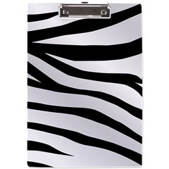 White Tiger Skin A4 Acrylic Clipboard by Ket1n9