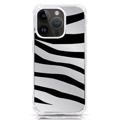 White Tiger Skin Iphone 14 Pro Tpu Uv Print Case by Ket1n9