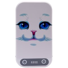 Cute White Cat Blue Eyes Face Sterilizers by Ket1n9