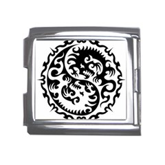 Ying Yang Tattoo Mega Link Italian Charm (18mm) by Ket1n9