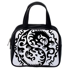 Ying Yang Tattoo Classic Handbag (one Side) by Ket1n9