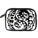 Ying Yang Tattoo Digital Camera Leather Case Front