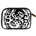 Ying Yang Tattoo Digital Camera Leather Case Back