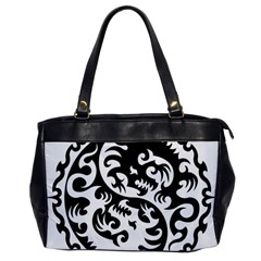 Ying Yang Tattoo Oversize Office Handbag by Ket1n9