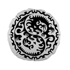 Ying Yang Tattoo Standard 15  Premium Flano Round Cushions by Ket1n9