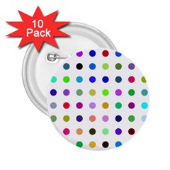 Circle Pattern(1) 2 25  Buttons (10 Pack)  by Ket1n9