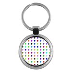 Circle Pattern(1) Key Chain (Round) Front