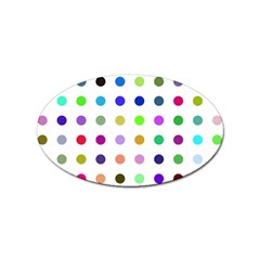 Circle Pattern(1) Sticker (oval) by Ket1n9