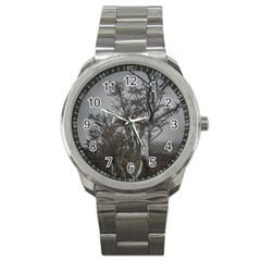 Nature s Resilience: Tierra Del Fuego Forest, Argentina Sport Metal Watch