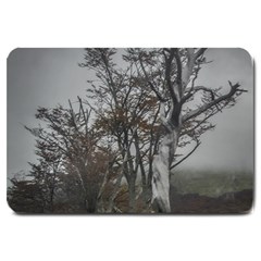 Nature s Resilience: Tierra Del Fuego Forest, Argentina Large Doormat by dflcprintsclothing