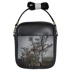 Nature s Resilience: Tierra Del Fuego Forest, Argentina Girls Sling Bag by dflcprintsclothing