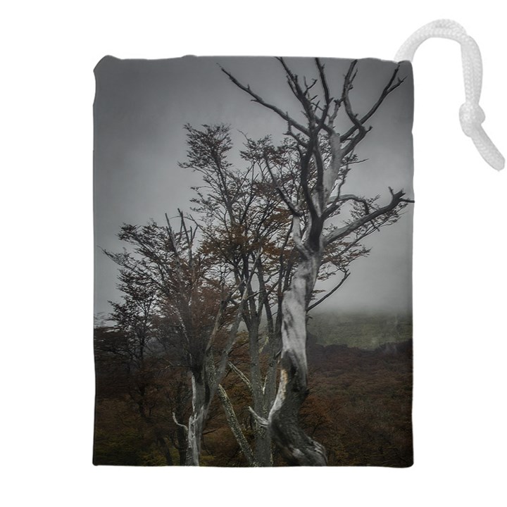 Nature s Resilience: Tierra del Fuego Forest, Argentina Drawstring Pouch (5XL)