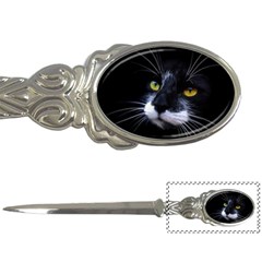 Face Black Cat Letter Opener by Ket1n9