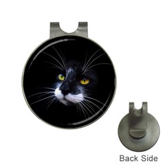 Face Black Cat Hat Clips With Golf Markers by Ket1n9