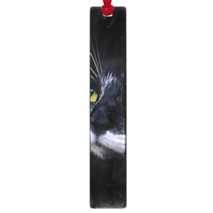 Face Black Cat Large Book Marks by Ket1n9