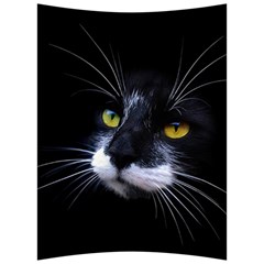 Face Black Cat Back Support Cushion by Ket1n9