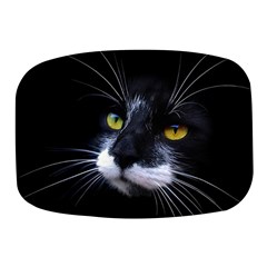 Face Black Cat Mini Square Pill Box by Ket1n9