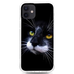 Face Black Cat Iphone 12/12 Pro Tpu Uv Print Case by Ket1n9