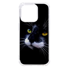 Face Black Cat Iphone 14 Pro Tpu Uv Print Case by Ket1n9