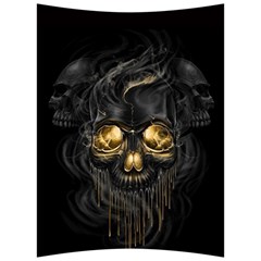 Art Fiction Black Skeletons Skull Smoke Back Support Cushion by Ket1n9