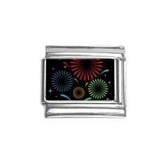 Fireworks With Star Vector Italian Charm (9mm) by Ket1n9