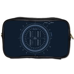 Minimalistic Knowledge Mathematics Trigonometry Toiletries Bag (one Side) by Ket1n9