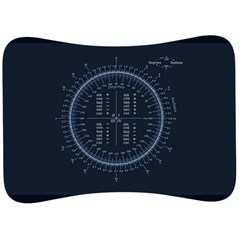 Minimalistic Knowledge Mathematics Trigonometry Velour Seat Head Rest Cushion by Ket1n9