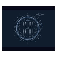 Minimalistic Knowledge Mathematics Trigonometry Premium Plush Fleece Blanket (small) by Ket1n9