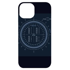 Minimalistic Knowledge Mathematics Trigonometry Iphone 14 Black Uv Print Case by Ket1n9