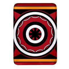 Toraja Pattern Pa barre Allo Rectangular Glass Fridge Magnet (4 pack)