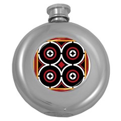 Toraja Pattern Ne limbongan Round Hip Flask (5 Oz) by Ket1n9