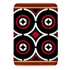 Toraja Pattern Ne limbongan Rectangular Glass Fridge Magnet (4 Pack)