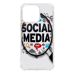 Social Media Computer Internet Typography Text Poster Iphone 13 Pro Tpu Uv Print Case by Ket1n9