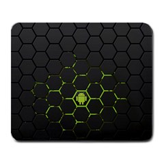 Green Android Honeycomb Gree Large Mousepad