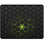 Green Android Honeycomb Gree Fleece Blanket (Medium) 60 x50  Blanket Front