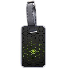 Green Android Honeycomb Gree Luggage Tag (two sides)