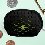 Green Android Honeycomb Gree Accessory Pouch (Medium) Front