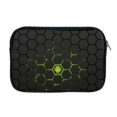 Green Android Honeycomb Gree Apple Macbook Pro 17  Zipper Case by Ket1n9