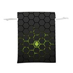 Green Android Honeycomb Gree Lightweight Drawstring Pouch (S) Back