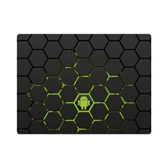 Green Android Honeycomb Gree Premium Plush Fleece Blanket (Mini)