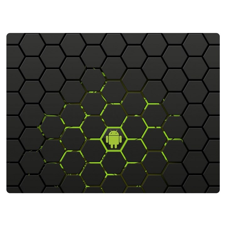 Green Android Honeycomb Gree Premium Plush Fleece Blanket (Extra Small)