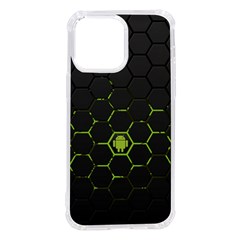 Green Android Honeycomb Gree iPhone 14 Pro Max TPU UV Print Case